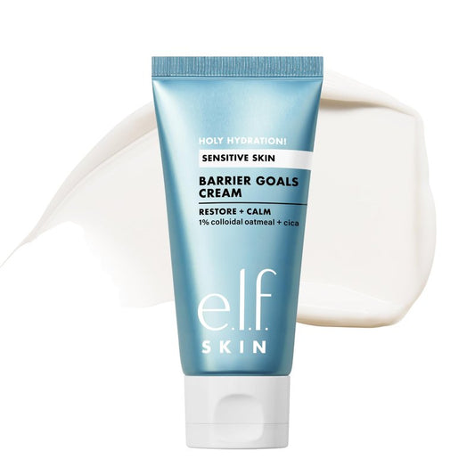e.l.f. SKIN Holy Hydration! Barrier Goals Cream, Rich Face Moisturizer For Hydrating & Soothing, Helps Visibly Reduce Redness, Vegan & Cruelty-Free