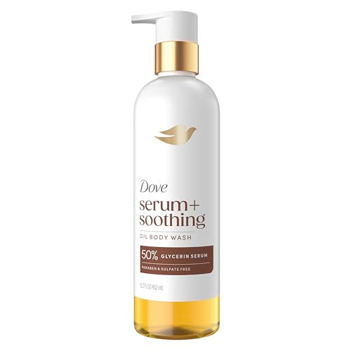 Dove Soothing Shower Oil Body Wash with Glycerin & Almond Oil - 15.3 fl oz