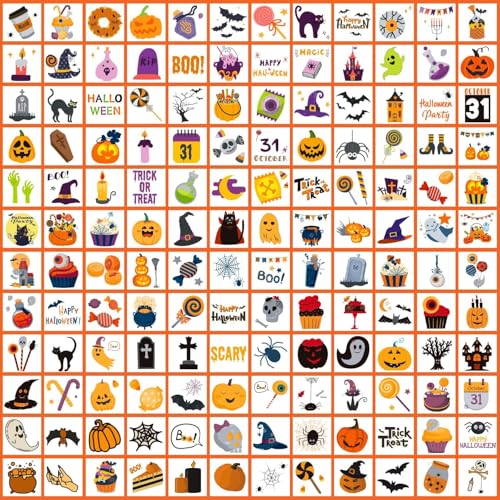 Halloween Temporary Tattoos for Kids - 408 Fun Designs