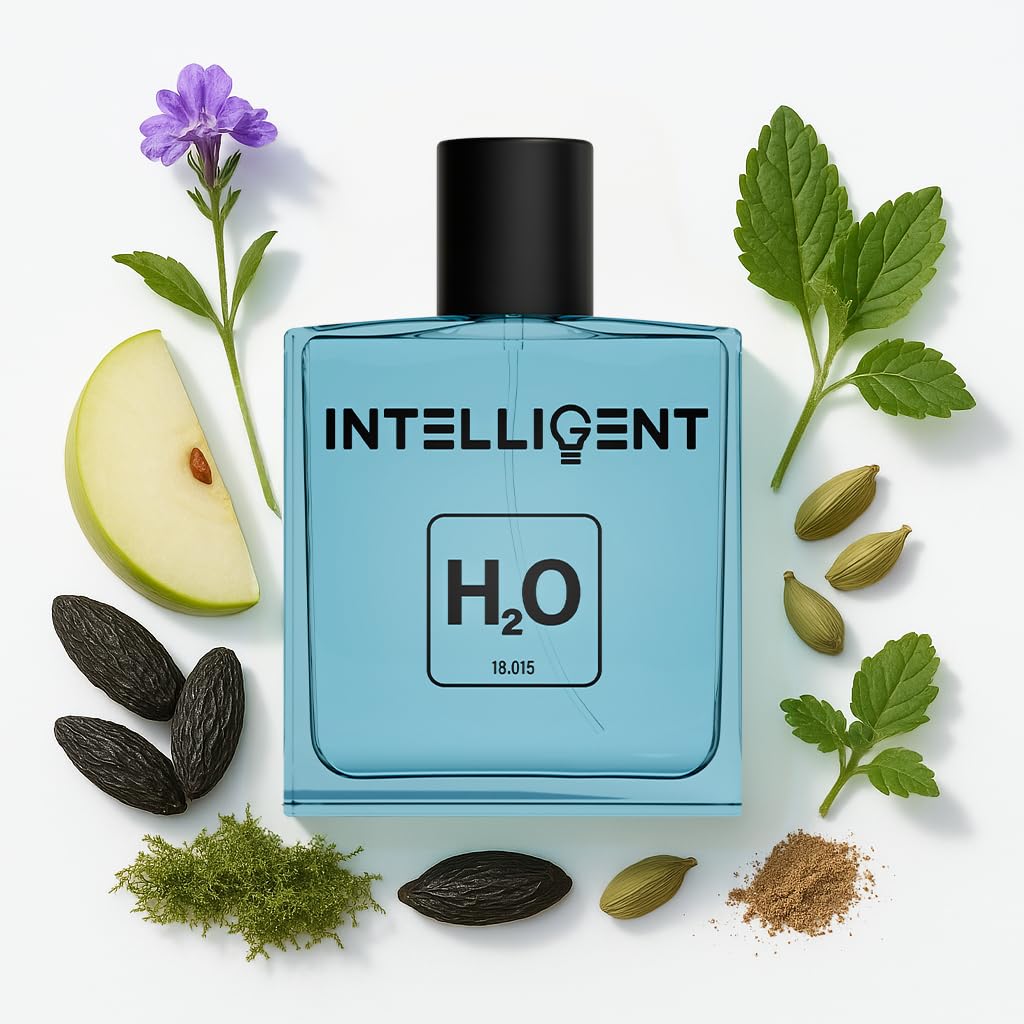 Intelligent H2O Eau de Parfum for Men - Aquatic & Bold Fragrance | 3.4 Fl Oz (100 mL)