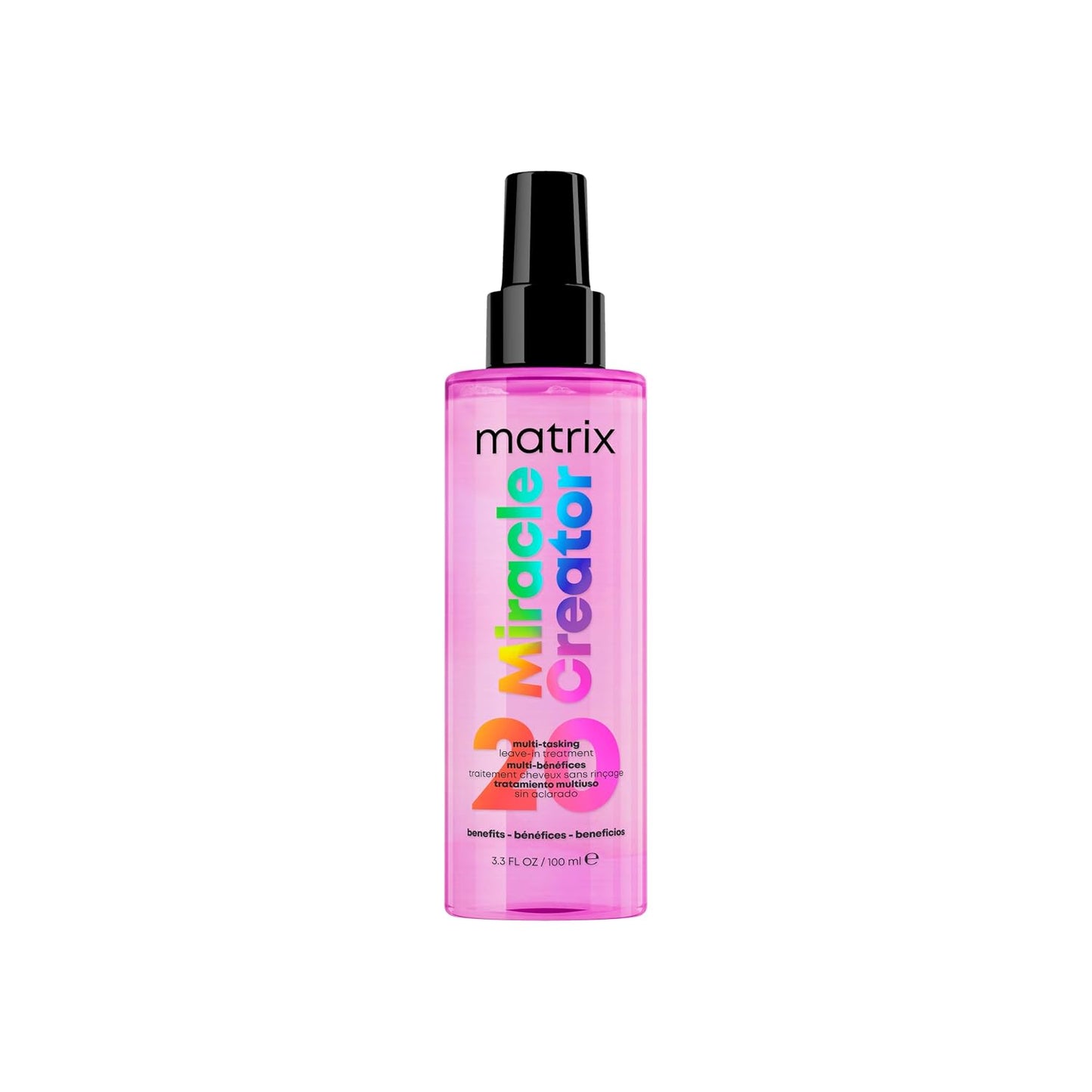 Matrix Miracle Creator Leave-In Conditioner Spray | Heat Protectant, Anti-Frizz, Moisturizing, 13.5 Fl Oz