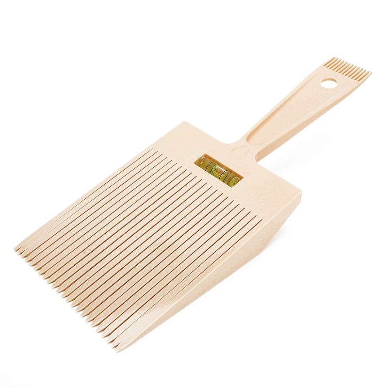 Flat Top Comb Hair Comb Styling Accurate Cutting Hair Trim Accessories Comb with level Bang Liquid Oil Hairdressing Tool For Men Salon Barber