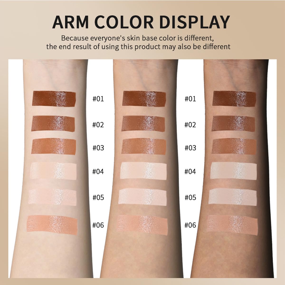FYEBOO Beauty Balm Serum - Hydrating Tinted Moisturizer Foundation Stick | Radiant Dewy Finish #01
