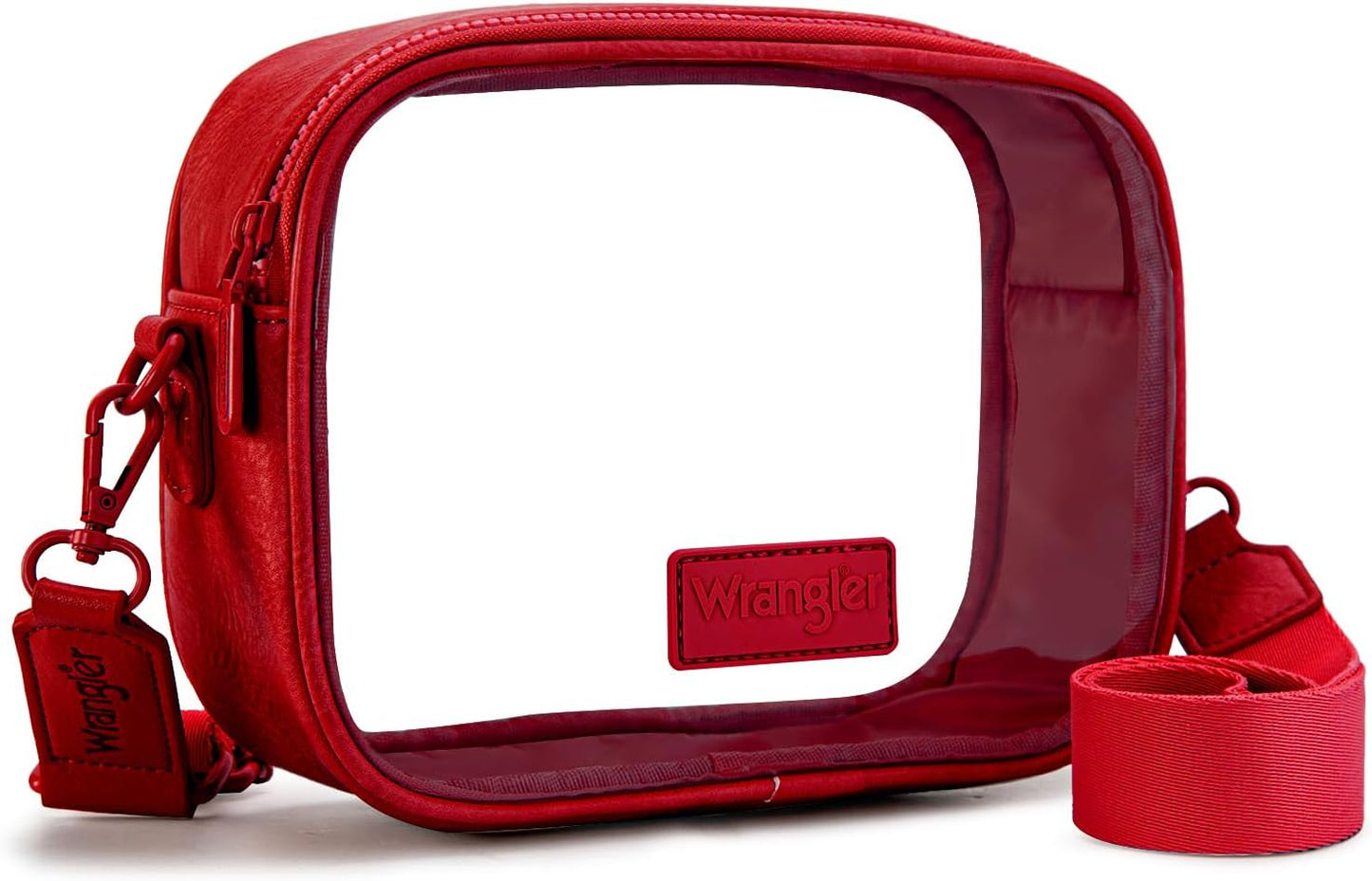 Clear Stadium Bag - Montana West X Wrangler Crossbody Purse for Concerts & Sports Events | Durable & Stylish Design