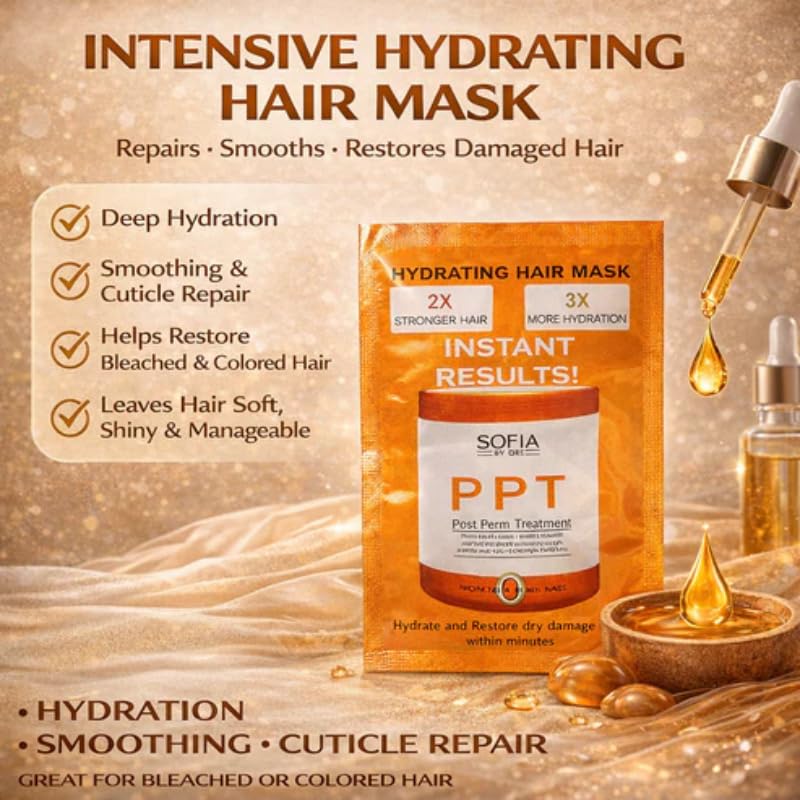 Professional Hair Mask Bundle - Rebonding Crystallizing Straightener & Neutralizing Cream Set | JPN Version
