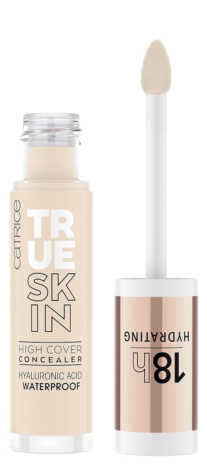 Catrice True Skin High Cover Concealer - Waterproof & Lightweight | 032 Neutral Biscuit, 18-Hour Wear, Vegan