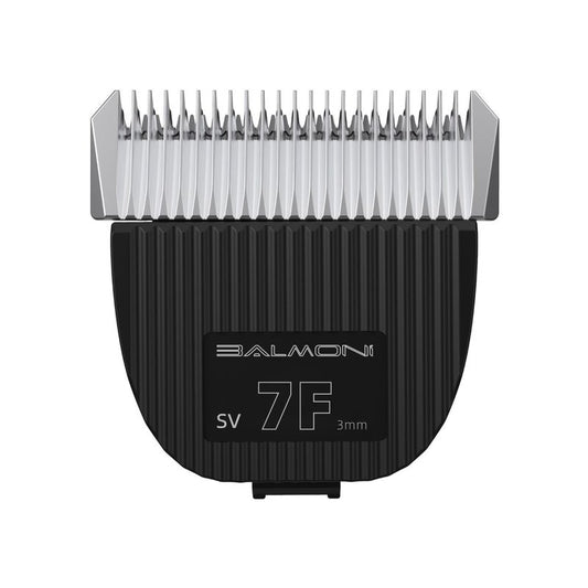 BALMONI Detachable 7F Clipper Blade Macaroon Series – 3mm (1/8") Cutting Length, Built-in Guide Comb Effect, Stainless Steel Edge, Not Compatible with 5-in-1 Clippers
