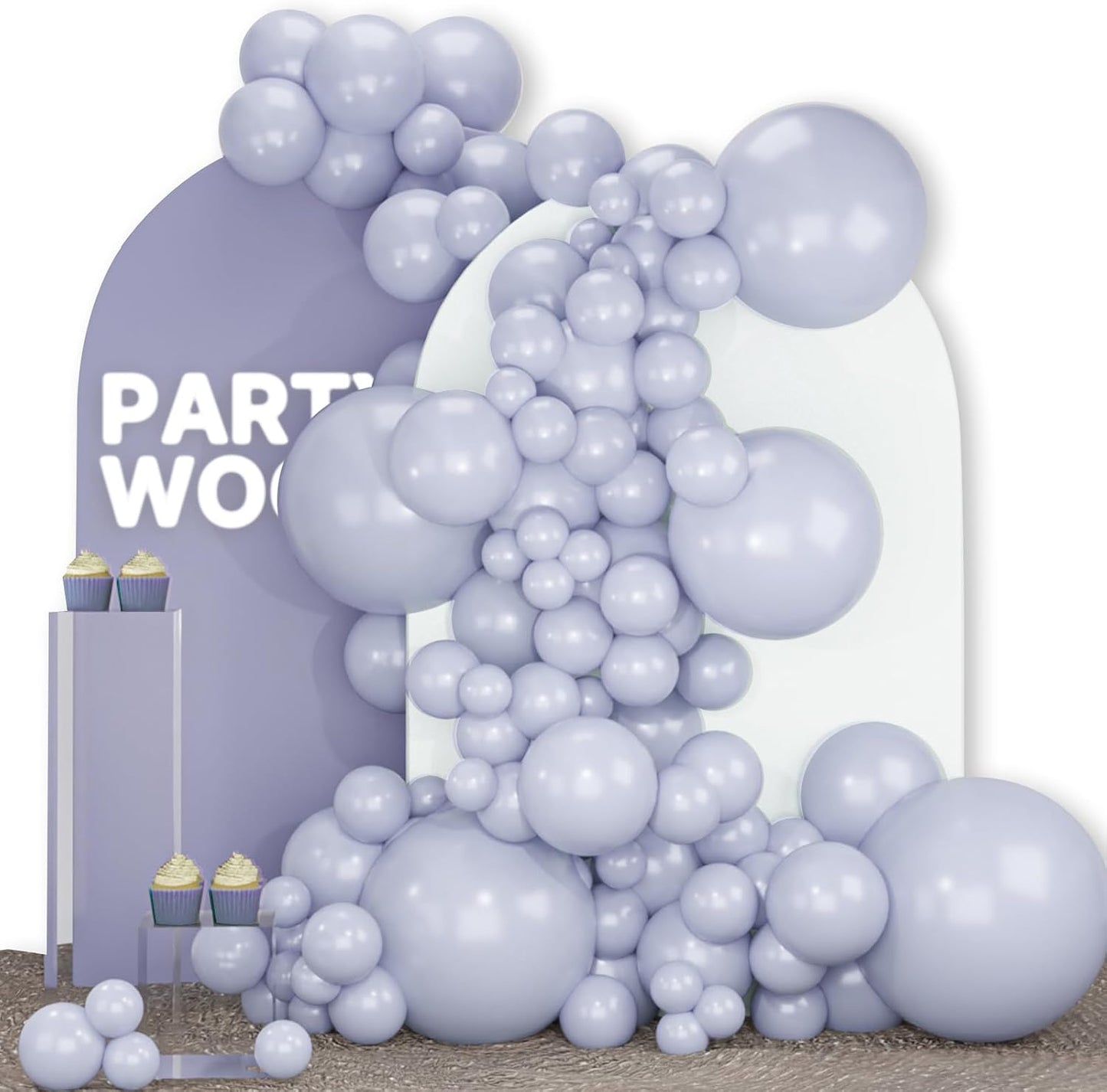 Black Balloon Arch Kit - 140 Pcs in 5-18 Inch Sizes for Baby Showers, Birthdays & Anniversaries | Elegant Black Decor