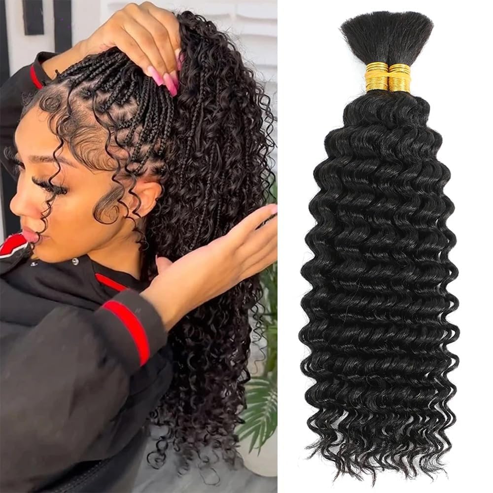 Dreadlock Extensions - 100% Human Hair, Handmade Permanent Locs | 30 Strands, 4 Inch, Can Be Dyed & Curled