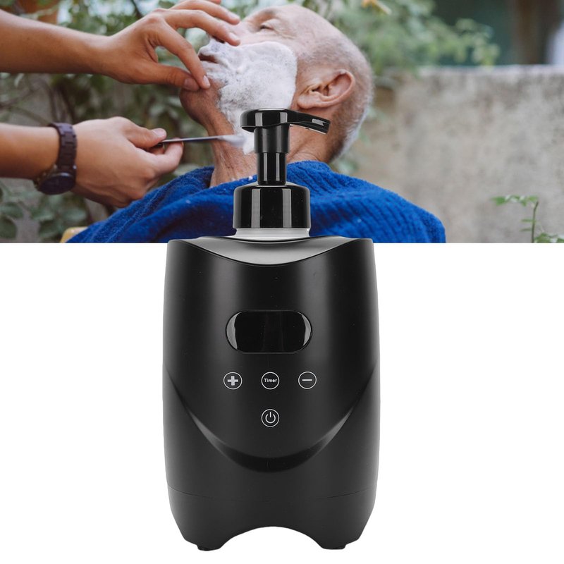 Luocute Hot Lather Machine, Professional Shaving Foam Warmer with Digital Temperature Control for Men, Salon, Barber Shop, 500ml Large Capacity, Fast Heating, 30-75C (US Plug 110V)