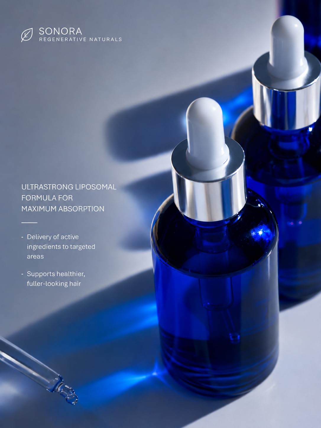 Copper Peptides for Hair Growth - Ultrastrong 10% Copper Peptide Active Ingredient - 99% Purity GHK-Cu Copper Peptide for Hair - Liposomal for Maximum Absorption - MADE IN USA
