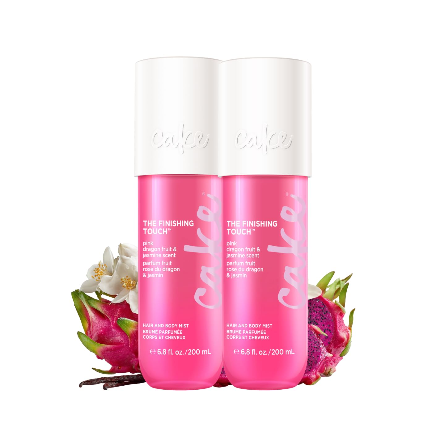 Cake Beauty Hair & Body Mist - Pistachio & Salted Caramel Scent | Infused with Vitamin E & Argan Oil - 6.8 Fl Oz / 200 mL