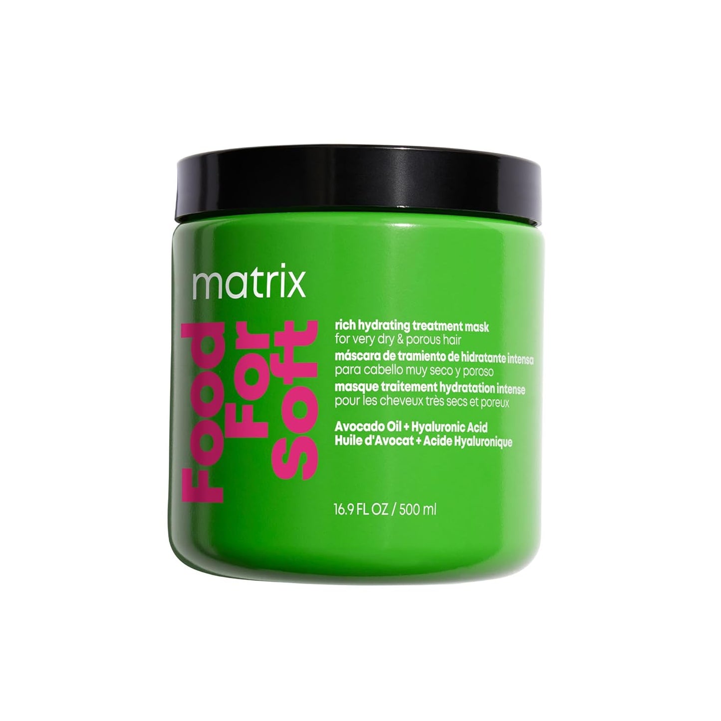 MATRIX Hydrating Hair Mask - Avocado Oil & Hyaluronic Acid for Dry, Brittle Hair | Adds Shine & Softness