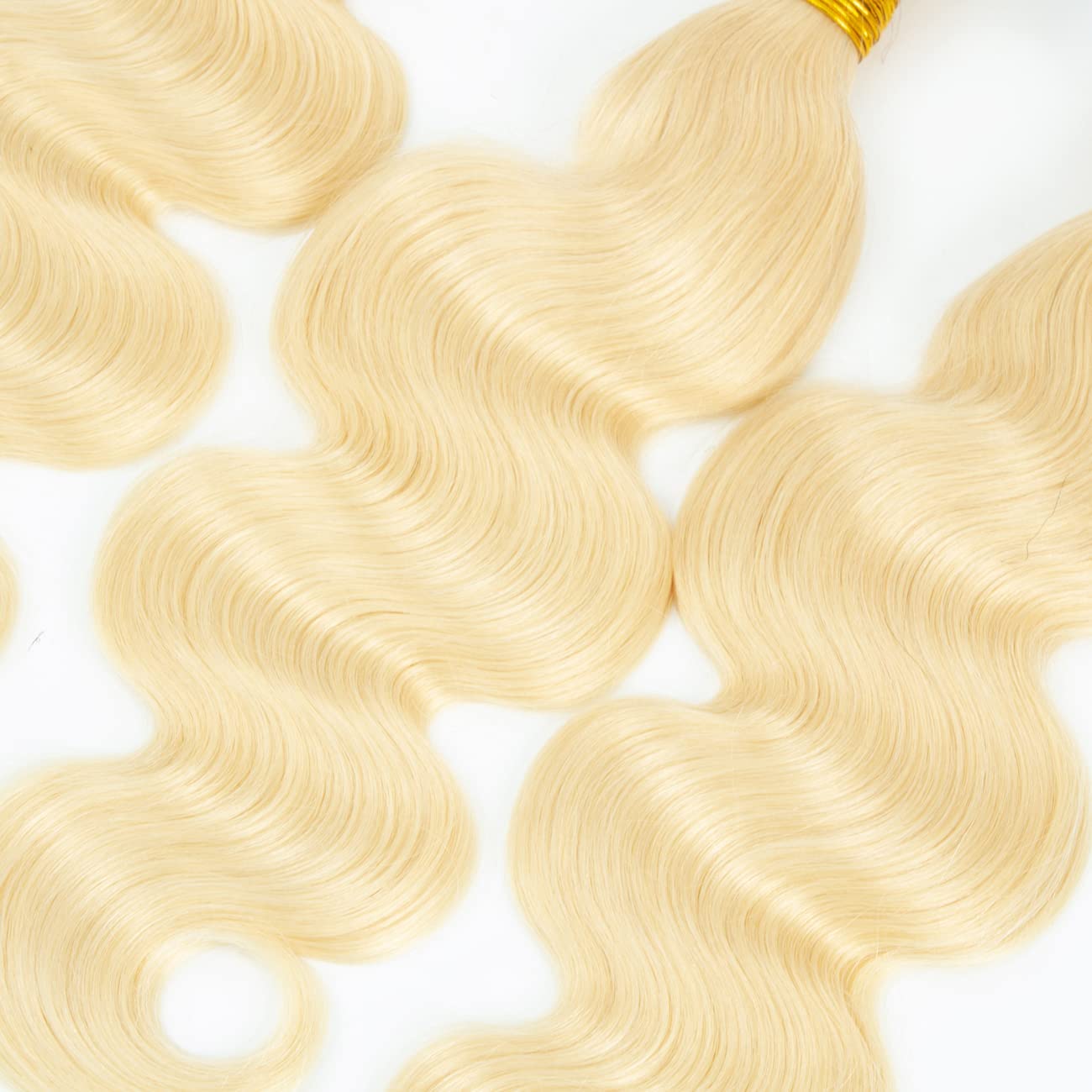 28 28 28 Inch 613 Human Hair Bundles Blonde Body Wave Bundle Brazilian Virgin Hair 3 Bundles 613 Body Wave Bundle Soft Hair Weave
