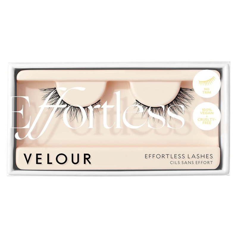 Effortless Velour Lashes - Natural Fluffy False Eyelashes, Lightweight & Reusable | Vegan, No Trim, All Eye Shapes