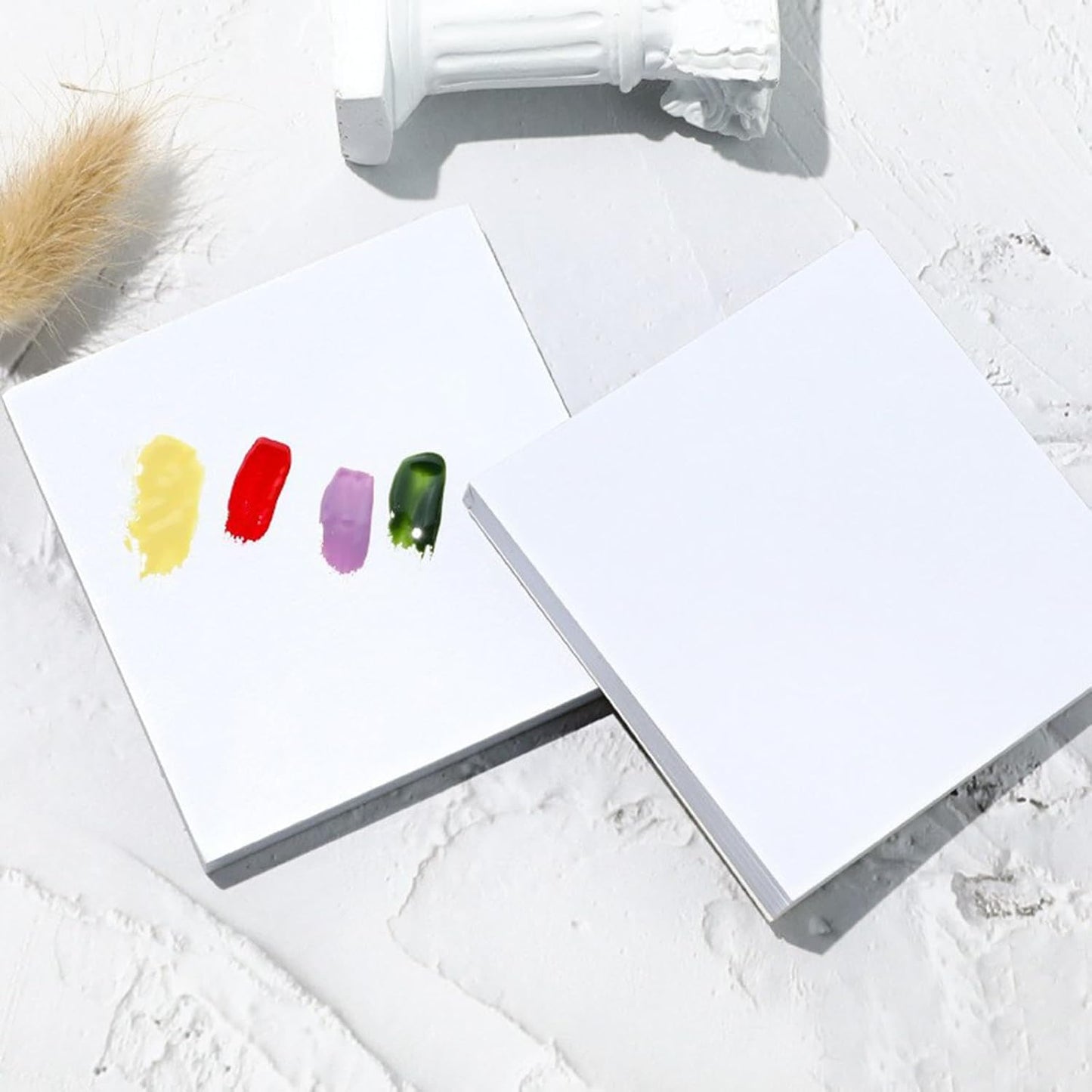 Disposable Nail Polish Palette - 100 Sheets Waterproof Nail Art Mixing Paper | Portable Nail Gel Tool with Stirring Rod