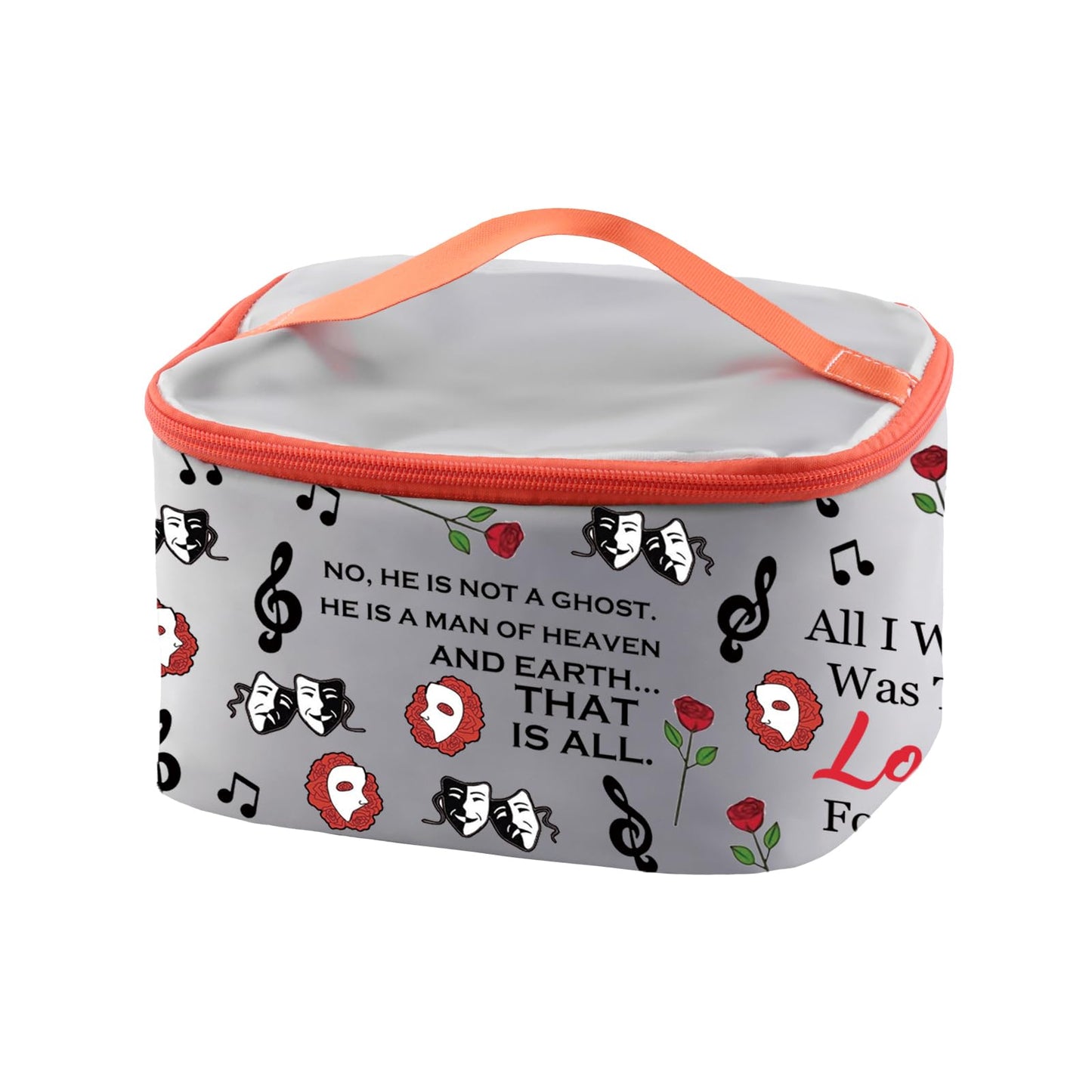 PXTIDY Opera Phanto Drama Cosmetic Case Musical Gift Mask Theatre Bag Musical Gift