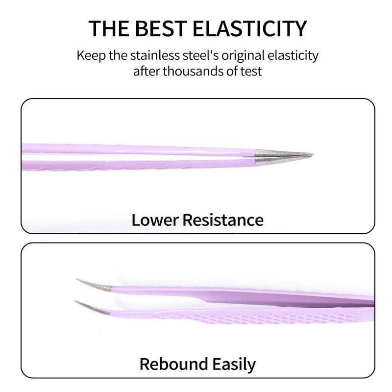 VEYES INC High Precision Eyelash Extension Tweezers Volume J45 Lash Tweezers For Professional Eyelash Extension Tool
