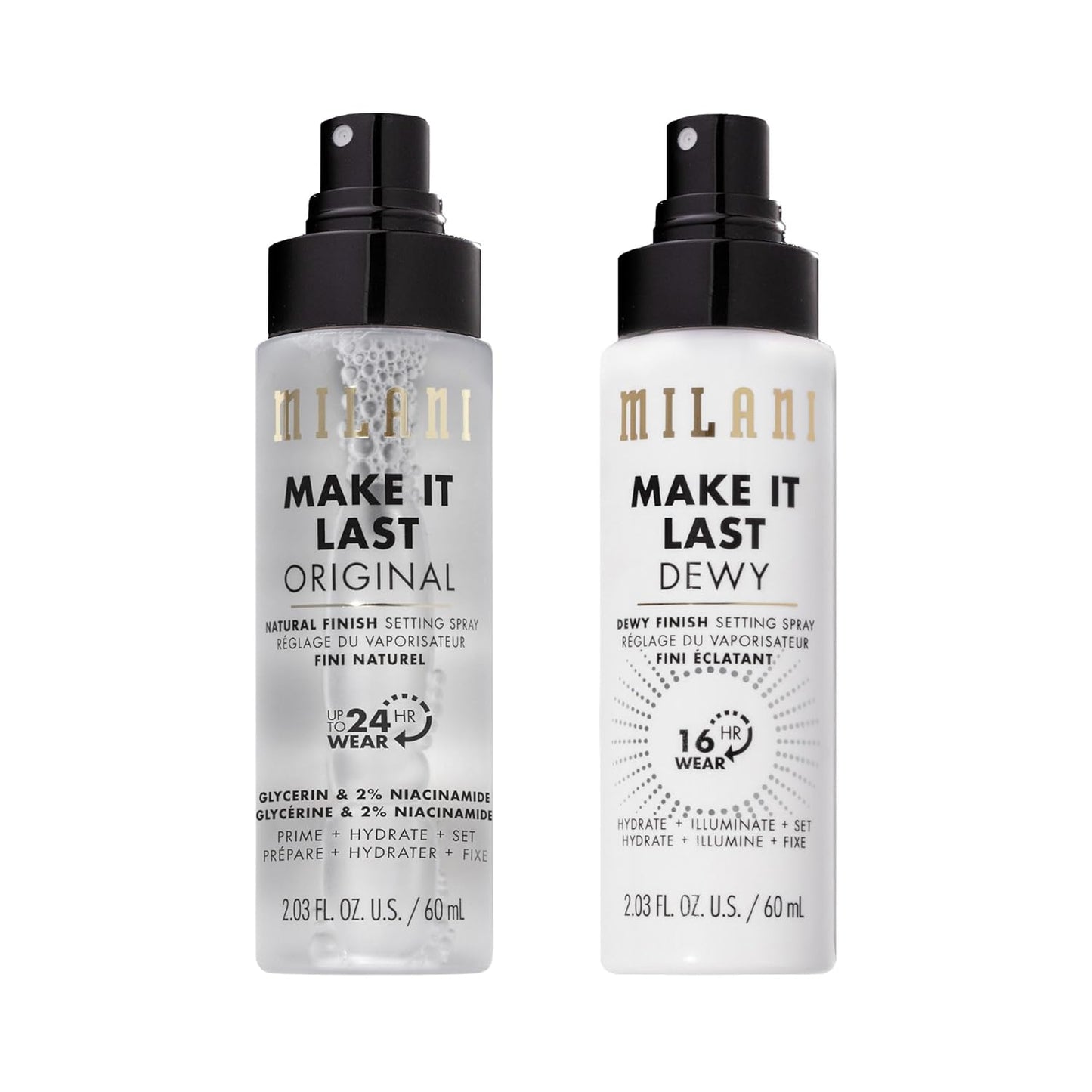 Milani Make It Last Setting Spray & Primer - Hydrating 3-in-1 Formula | 2.03 Fl. Oz