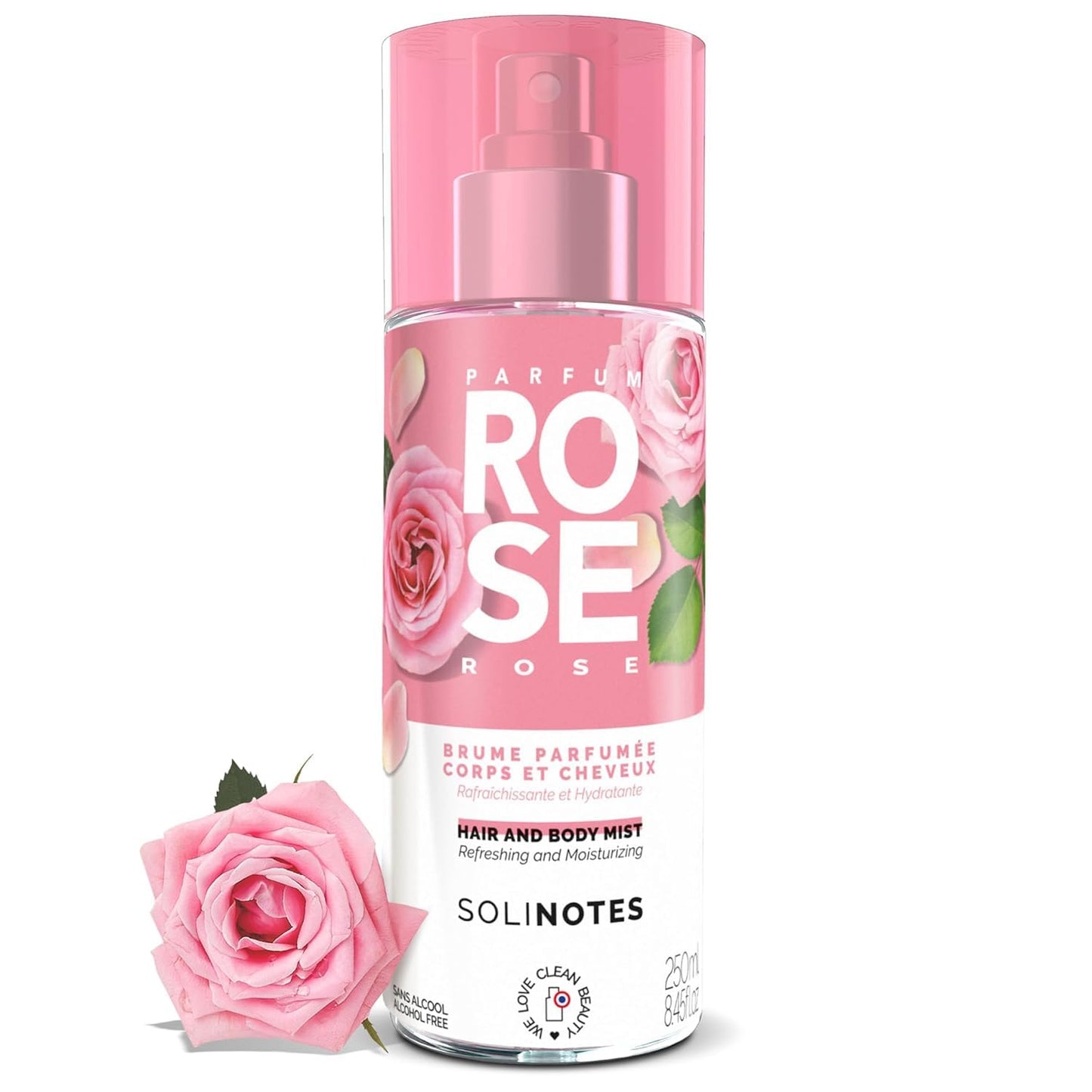 Tiare Body & Hair Mist - Tropical Vanilla Floral Perfume Spray | Alcohol-Free Hydrating Formula, 8.45 Fl Oz