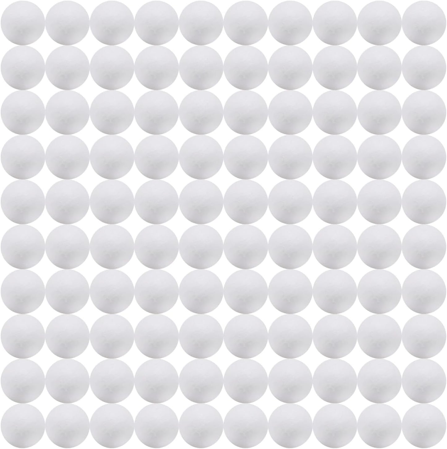 Craft Foam Balls - 66-Pack 1 Inch Polystyrene for DIY Arts & Crafts | White Decorative Ornaments