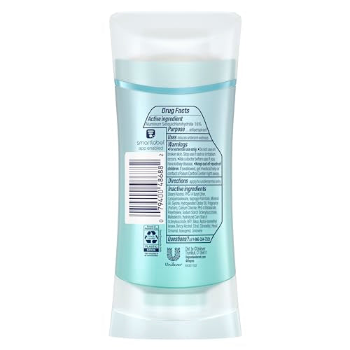 Degree Advanced Protection Antiperspirant Deodorant, Vanilla & Jasmine, 2.6 oz (Pack of 2)