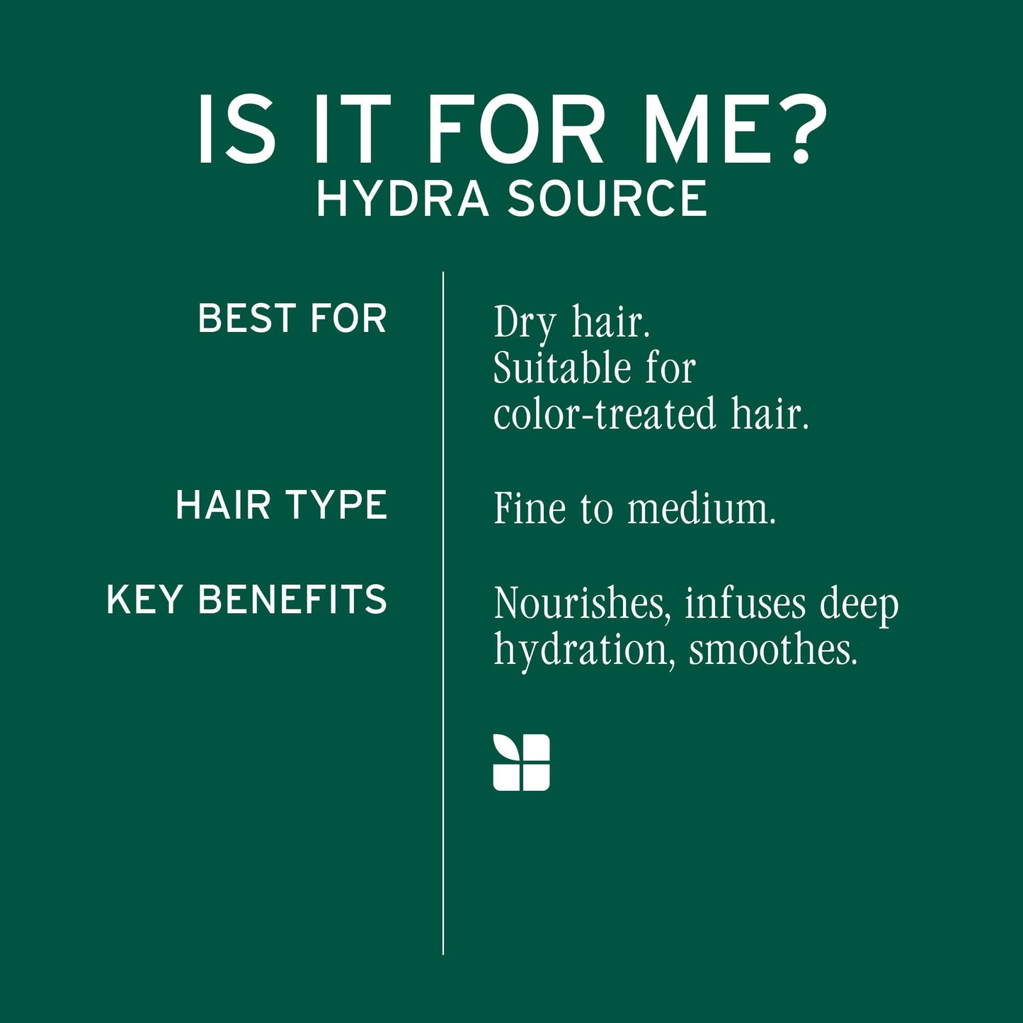 Biolage Hydra Source Daily Leave-In Tonic - Moisturizes & Detangles, Blowout Primer, Heat Protectant & Detangler, For Dry Hair, 13.5 Fl Oz