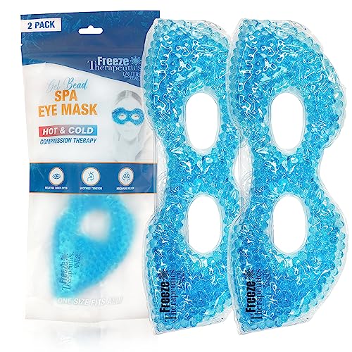 Reusable Hot/Cold Gel Bead Eye Mask for Pain Relief