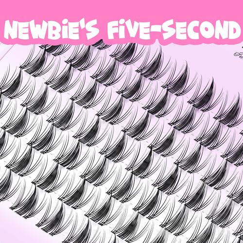 VEYESBEAUTY Manga Lash Clusters 12mm - DIY Individual Eyelash Extensions