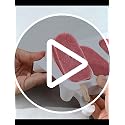 Large Silicone Popsicle Molds Set - 2pcs with 50 Sticks & Bags