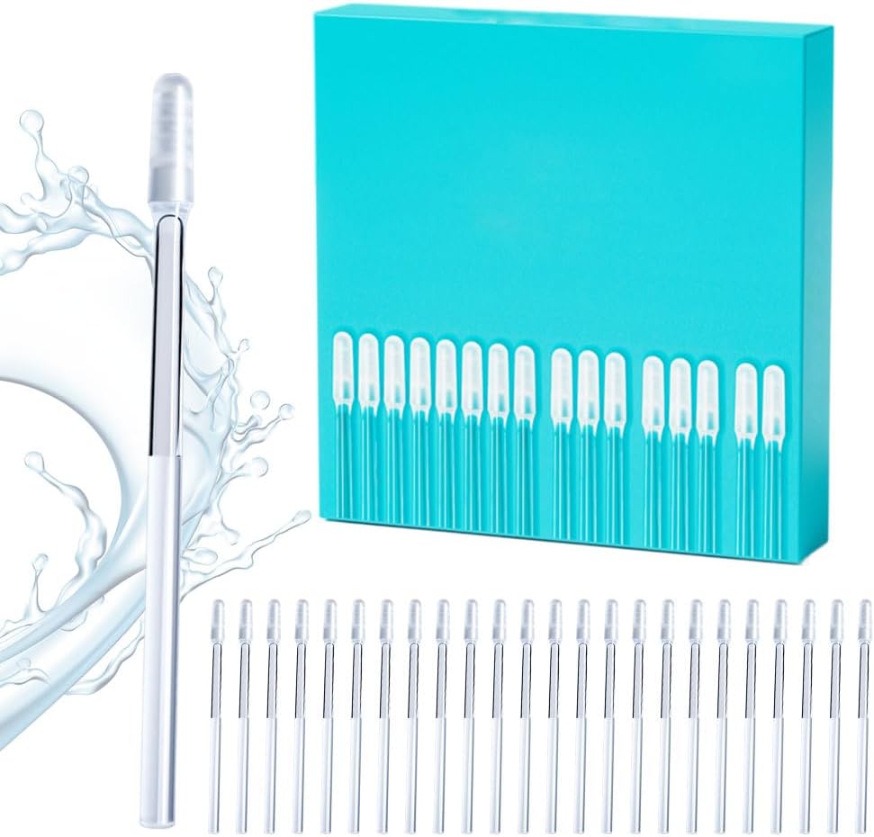 Reusable Sticky Ear Cleaning Stick - Upgraded Earwax Removal Swabs for Adults | Portable Travel Tool (Small, 1 Pc)