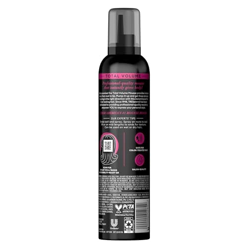 TRESemmé Total Volume Plumping Mousse 10.5 oz (Pack of 2) | 24H Lift
