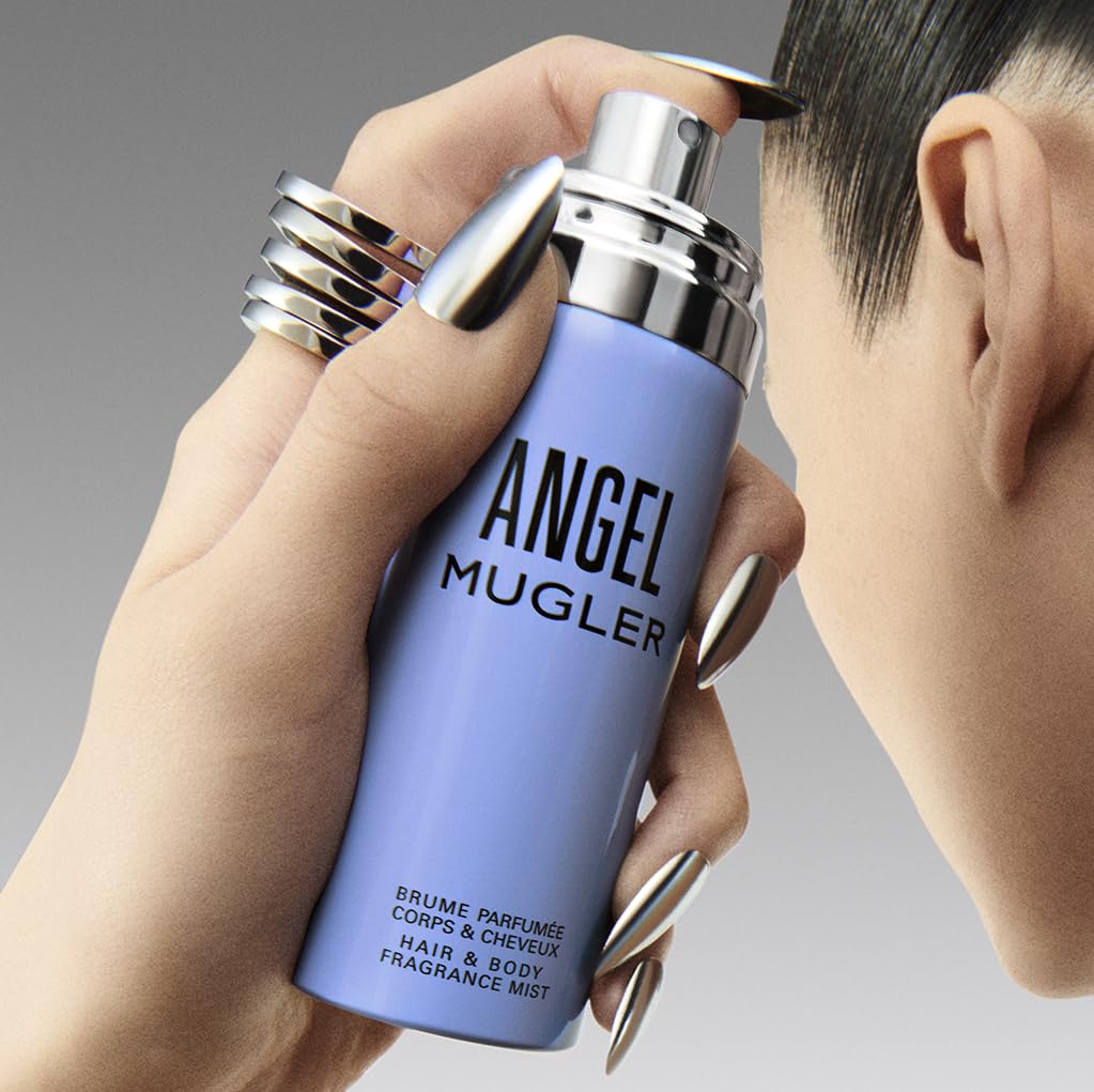 Mugler Angel Hair & Body Mist - Ambery & Woody Women's Perfume | 3.3 Fl Oz