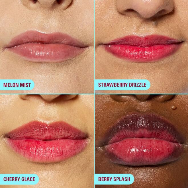 Revolution Kiss Drip Water Lip Tint - Strawberry Drizzle, Sheer & Hydrating