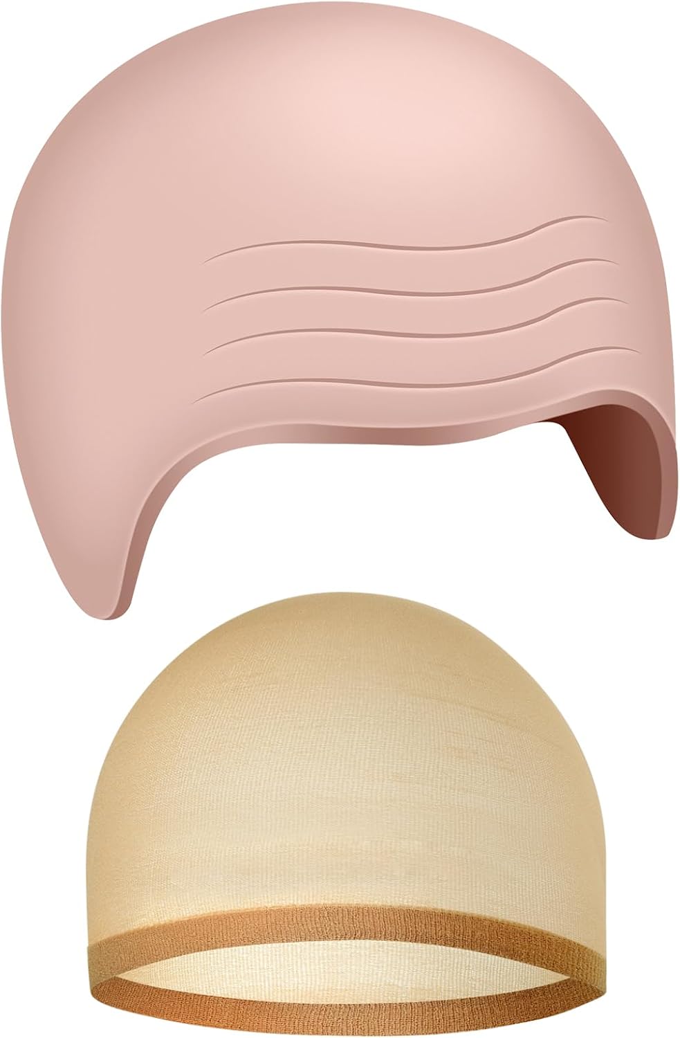 Halloween Bald Cap for Women - Latex Makeup Head Caps for Costume Parties | 2/4/6/8 Pack