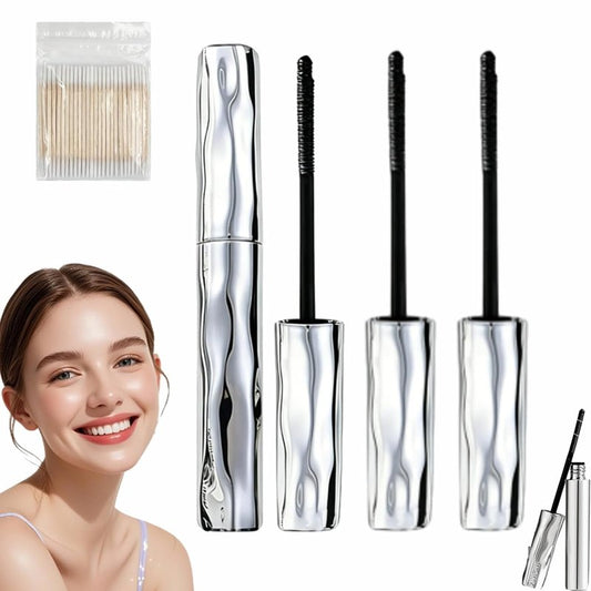 Waterproof Fiber Mascara - Volume & Length Without Clumping | Smudge-Proof, Natural Finish (3pcs)