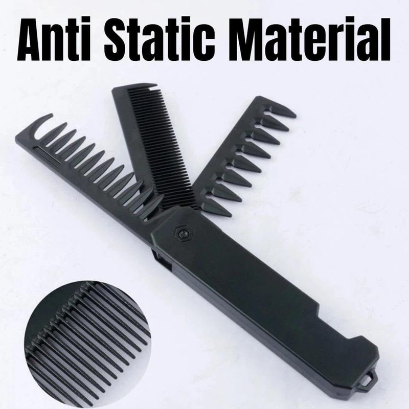 Texturizing Comb for All Hair Types - Volumizing & Detangling Tool | Travel-Friendly for Thick, Curly & Straight Hair
