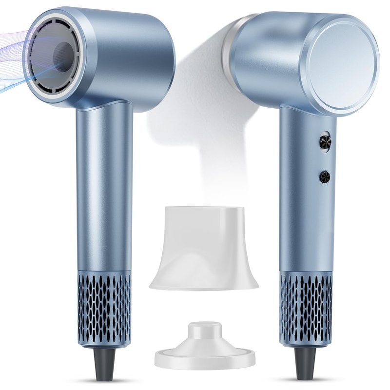 UOUOM Professional High Speed Ionic Hair Dryer, 130000 RPM Brushless Motor, 120 Million Negative Ions, Low Noise Compact Blow Dryer with Magnetic wall Mount, Ultra-Fast Drying for All Hair Types