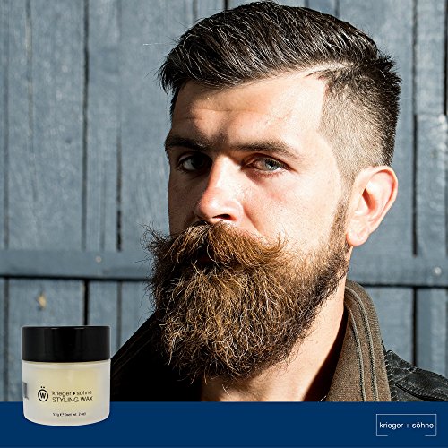 K+S Premium Men’s Hair Styling Wax - Strong Hold, Moisturizing, Flake-Free, Natural Shine