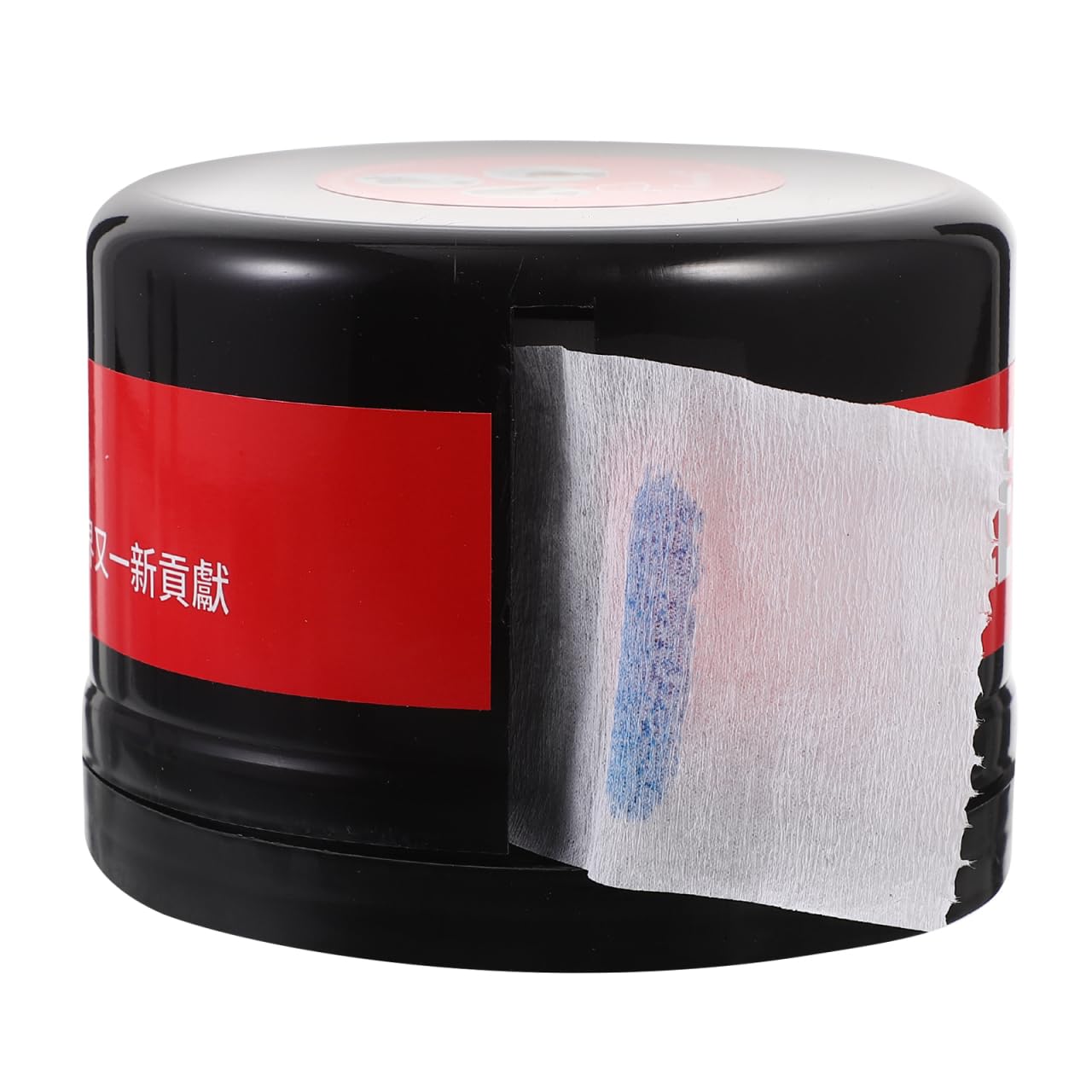 Angoily Neck Strips, Professional Barber Tape Stretchy Paper Roll Holder Covering Paper Case Container for Hair Salon, Hairdressing Duster Tool, Barber Accessories