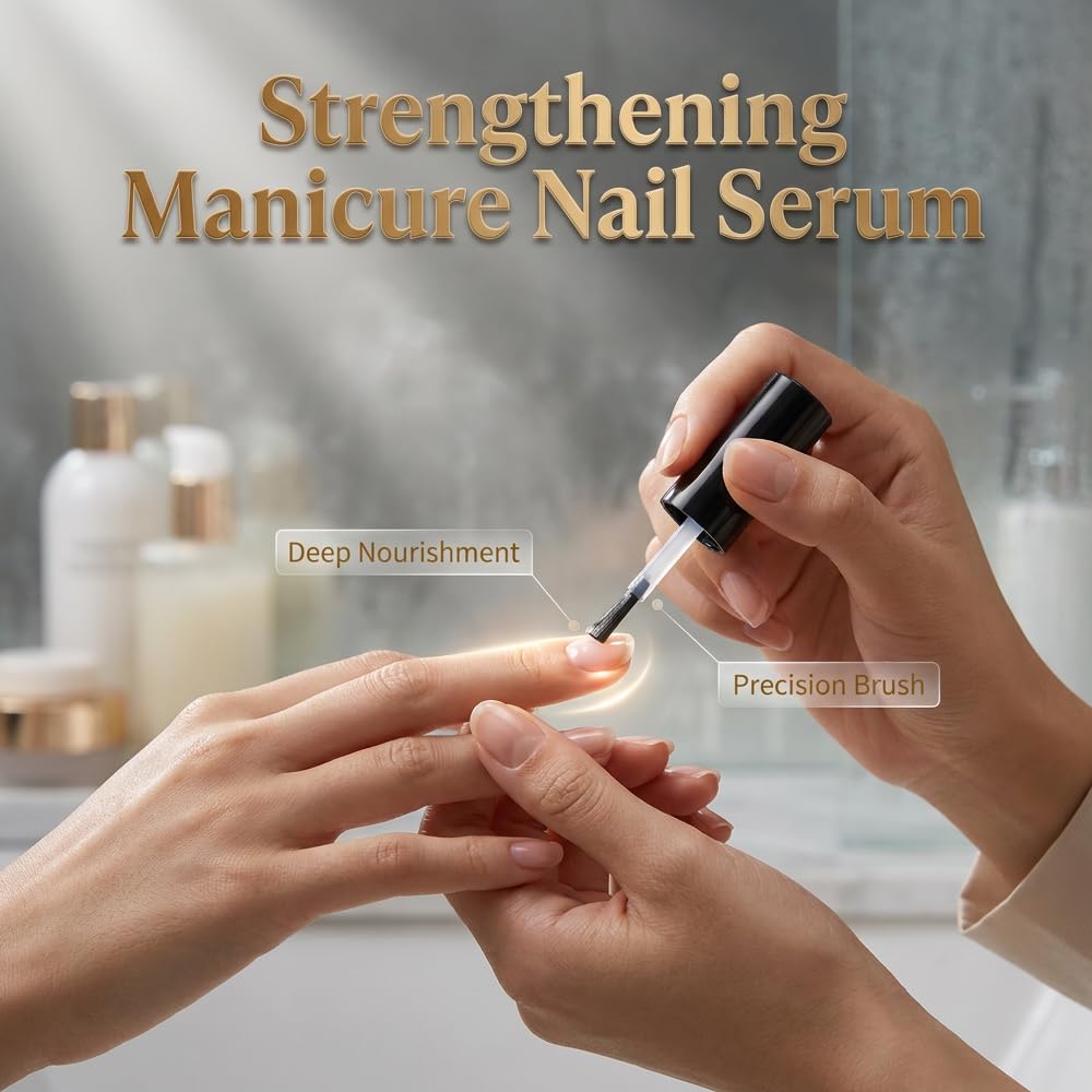 Nail Care Oil with Keratin, 2026 New Keratin Nail Strengthener, 3-Day Intensive Care for Dry & Brittle Nails, Fast Hydration & Repair Treatment (1pcs)