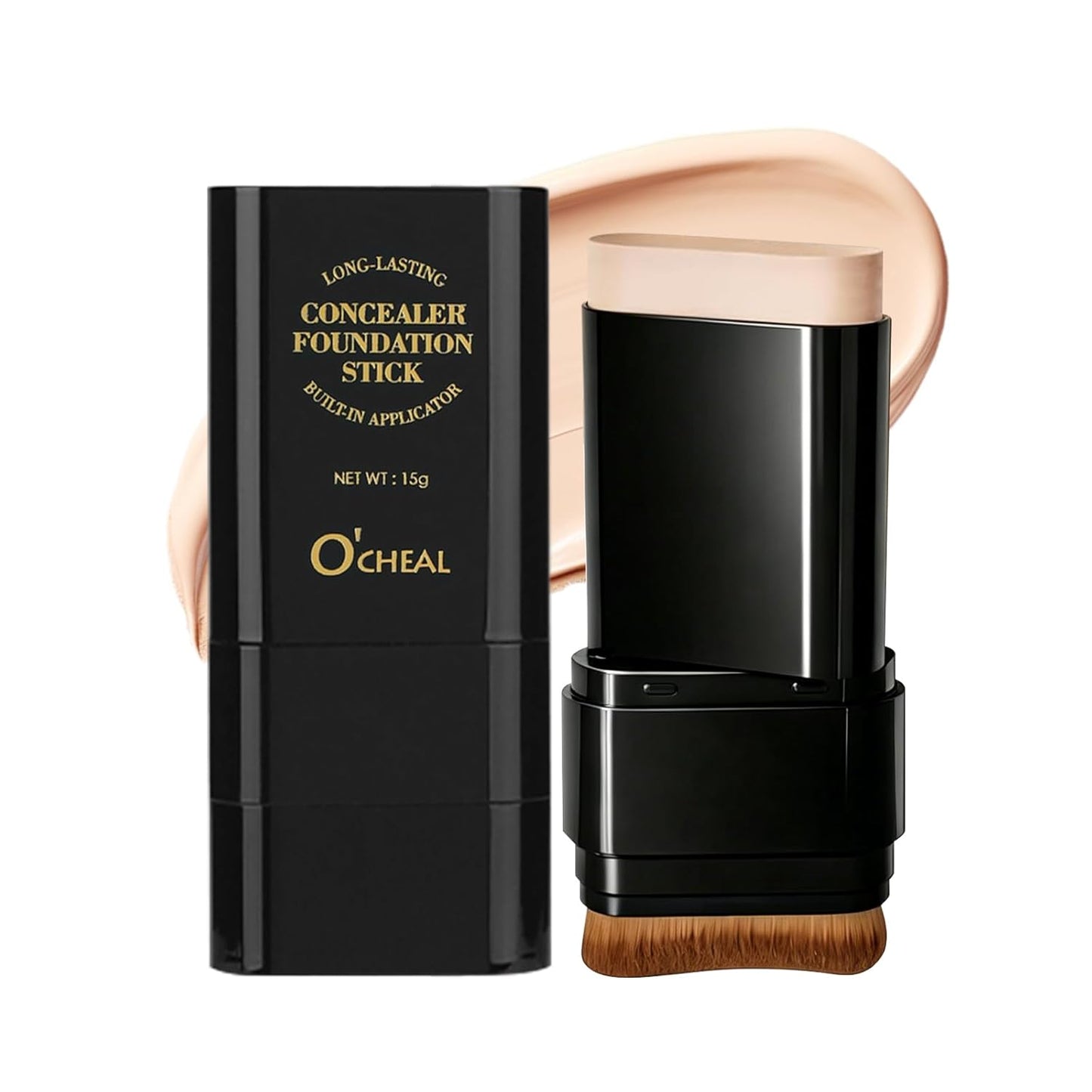 O'CHEAL Face Foundation Contour Stick - Long-Wear Lightweight Blemish Concealer | 03 Light Skin