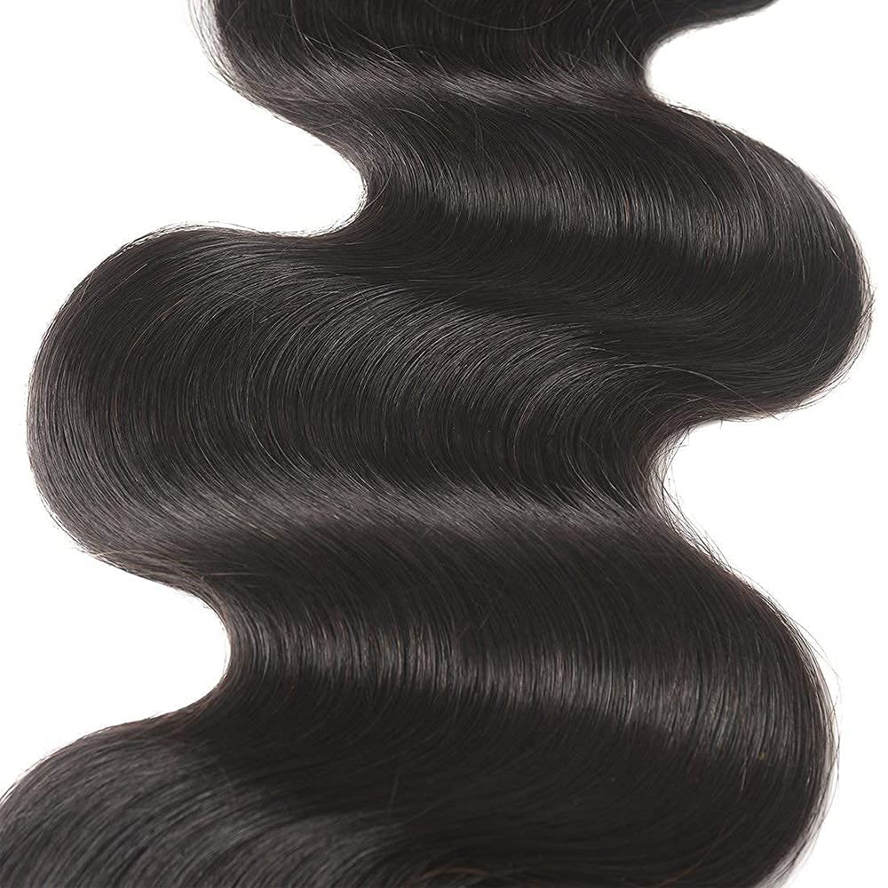 Human Hair Bundles Body Wave 3 Bundles Natural Black Body Wave Human Hair Bundles 16 18 20 inch Brazilian Bundle Human Hair Weave