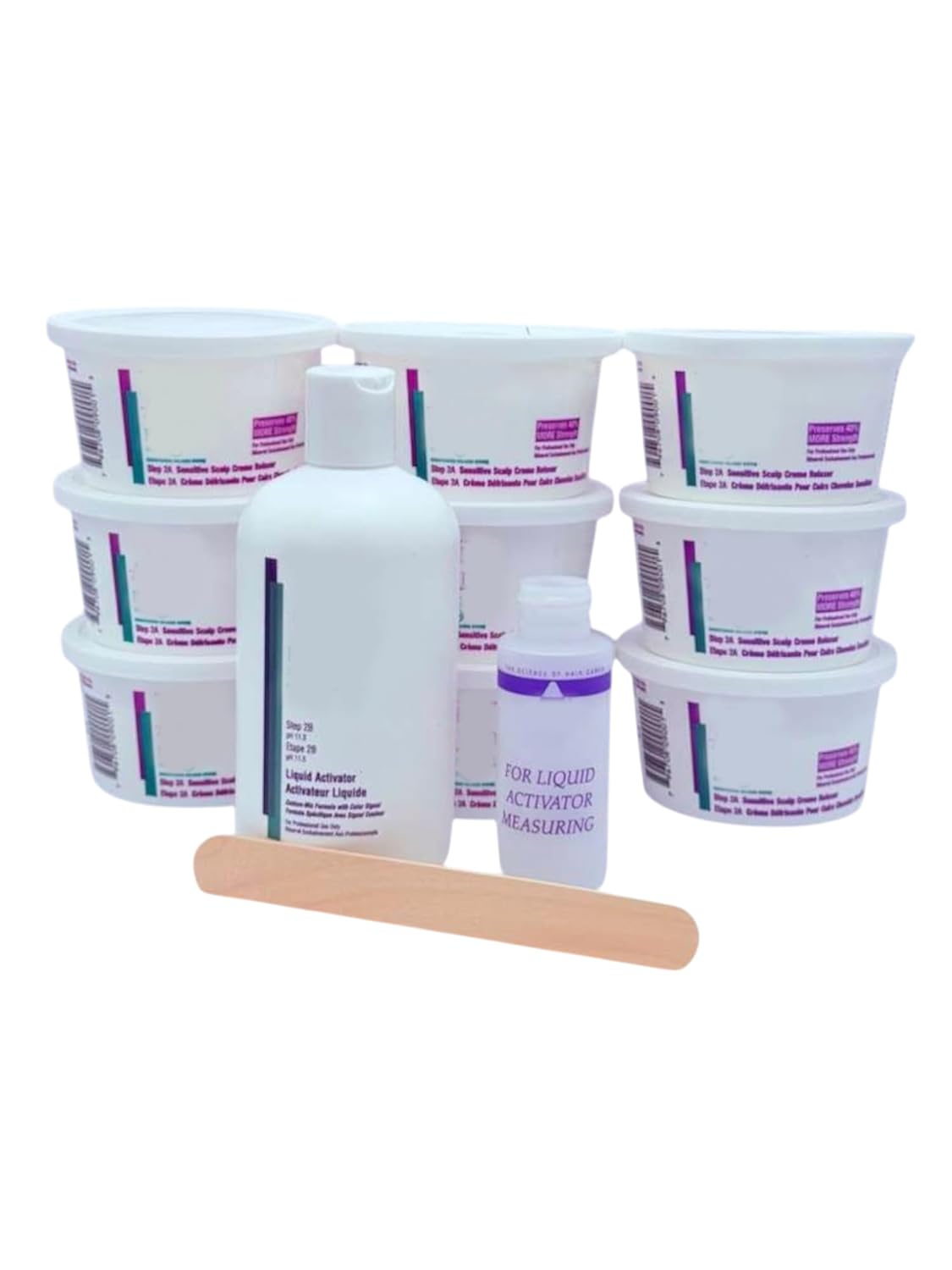 Sensitive Scalp Relaxer System - Afirm Fiberg Guard Kit for 9 Applications | Gentle Formula for Sensitive Scalps