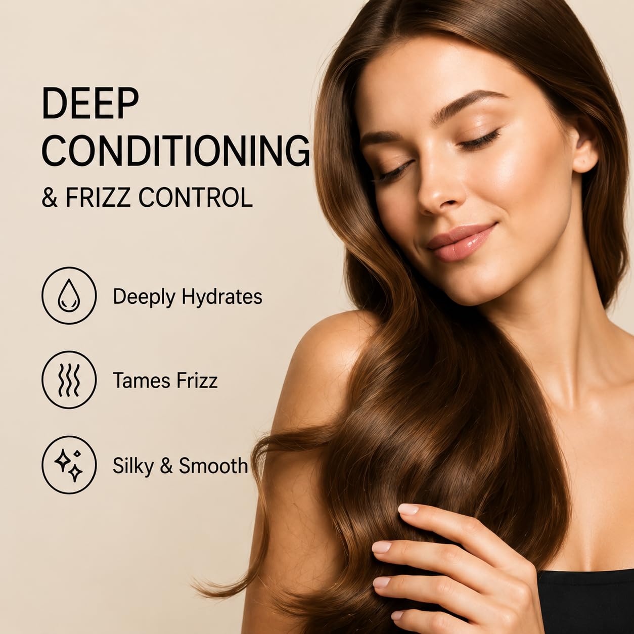 Keratin Hair Mask for Deep Conditioning | Moisturizing Treatment for Dry, Damaged Hair - Frizz Control & Smoothing
