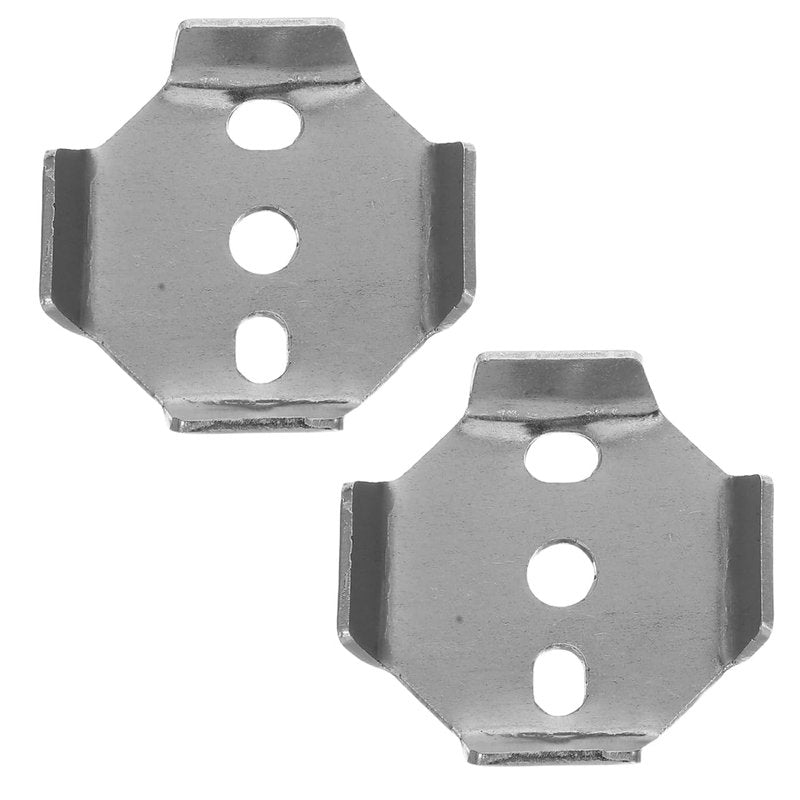 POPETPOP 2 Pcs Towel Bar Replacement Parts: Stainless Steel Bathroom Towel Rack Brackets Mounting Hardware for Shower Curtain Rods Accessories