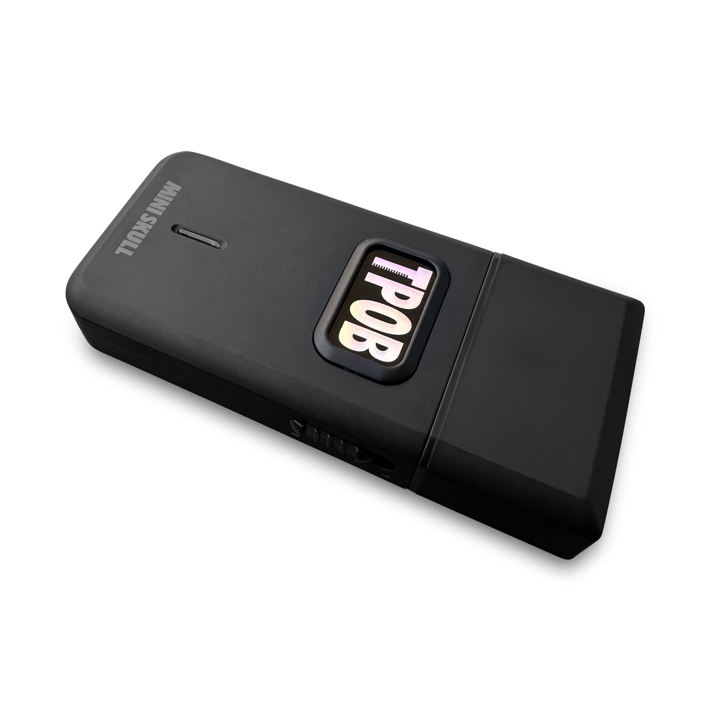 TPOB Mini Skull Single Shaver Compact Design that can fit in Your Pocket with a Turbo Charged Motor, Perfect for Both Professional and at-Home use (Black)
