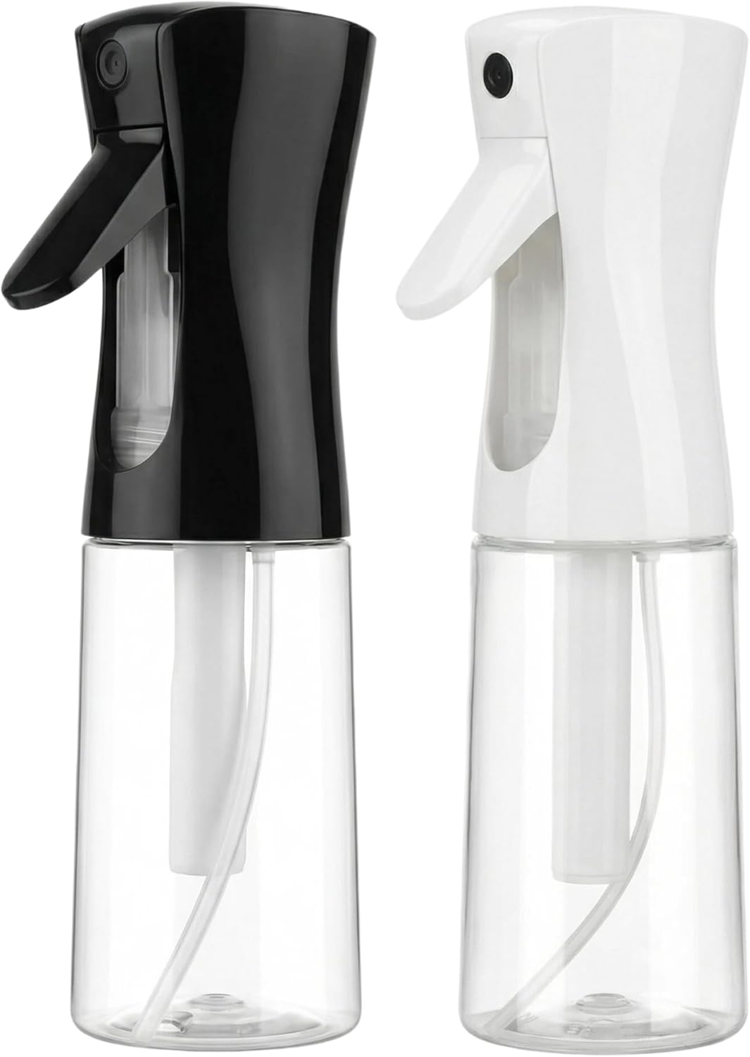 Continuous Spray Bottles - Ultra Fine Mist Sprayer for Hair, Cleaning & Plants | 6.8 OZ (2 Pack)