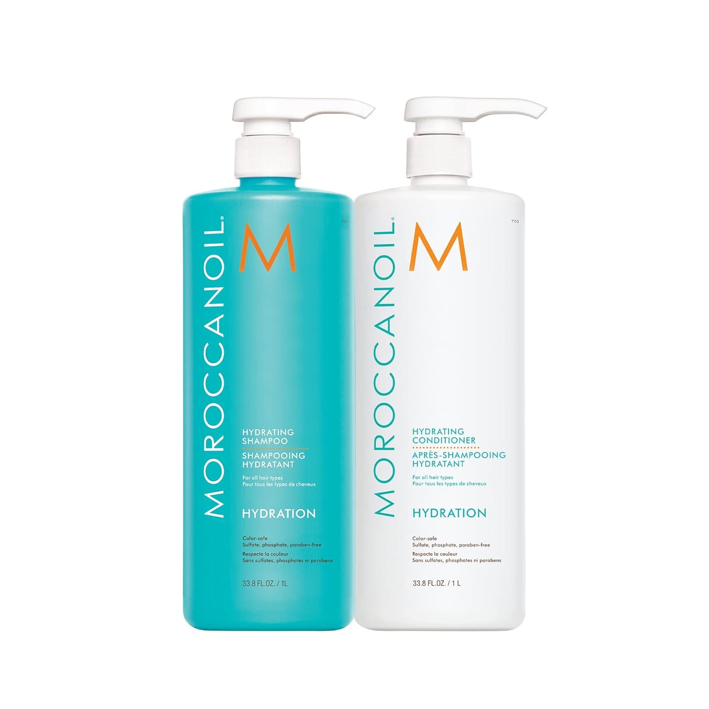 Moroccanoil Hydrating Shampoo & Conditioner Set - Moisturizing Hair Care Bundle
