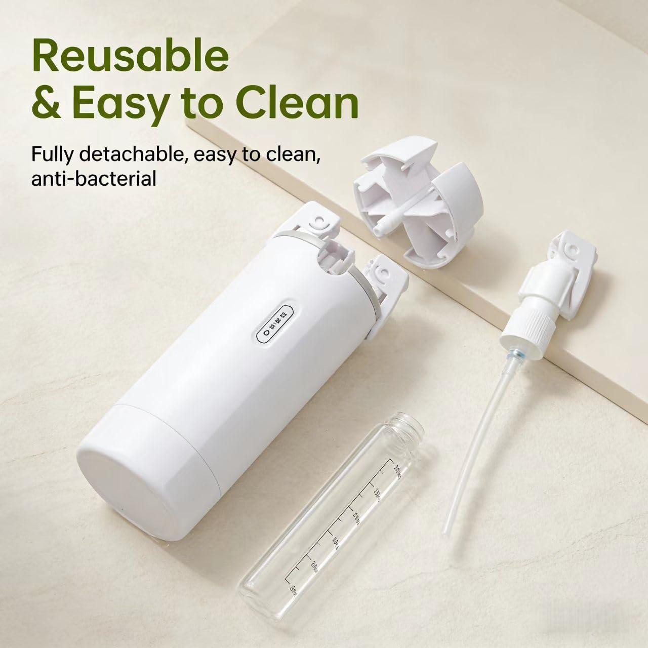 4 in 1 Travel Dispenser Set - Leak-Proof 30ml Pump Bottles for Shampoo, Lotion & Skincare | Portable Green Containers